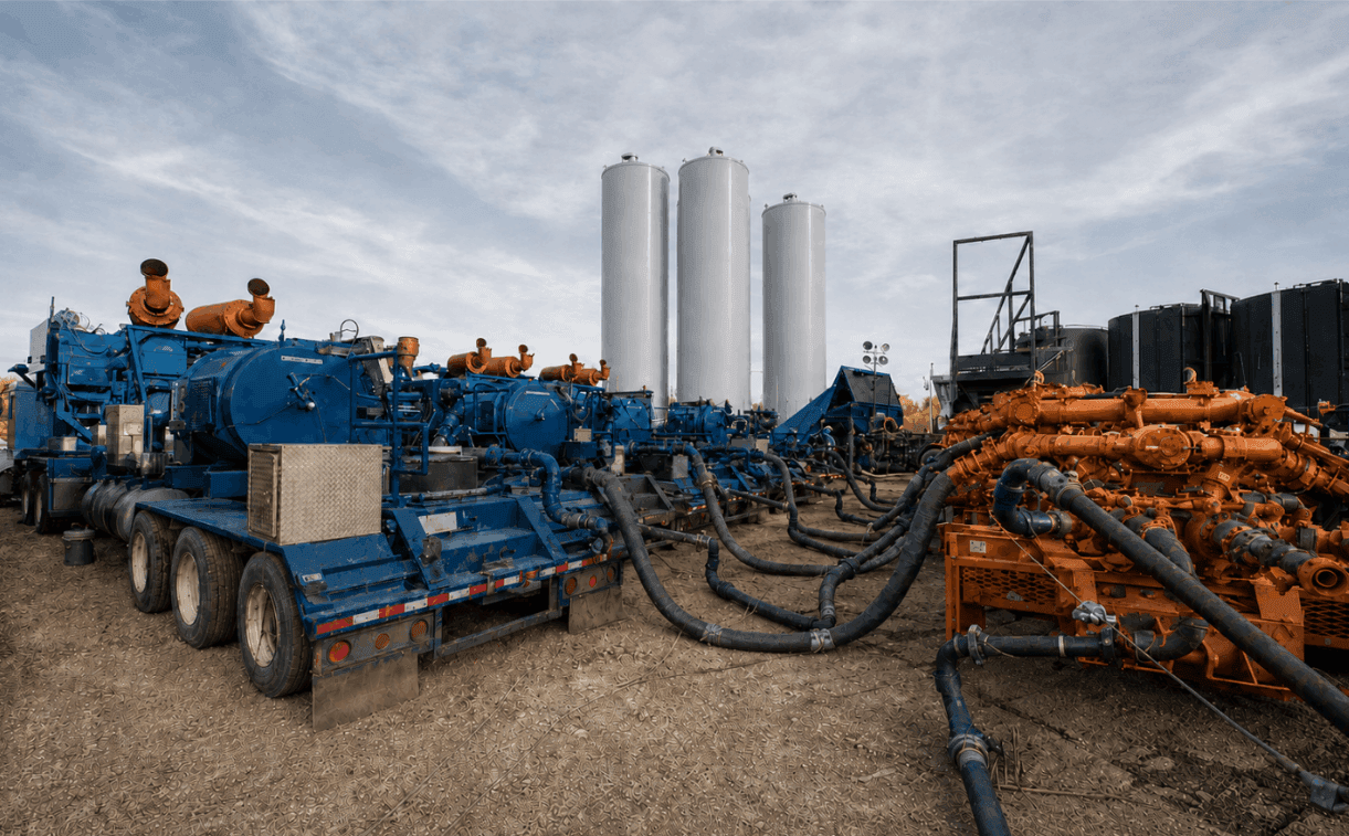 Fracturing operation / frac spread
